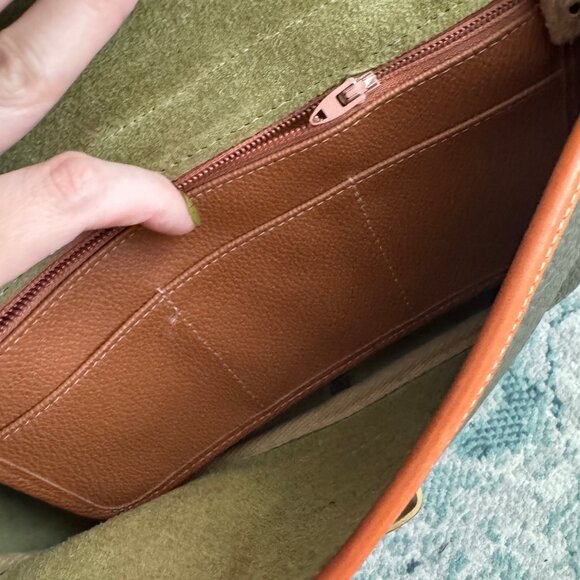 Vintage Dooney & Bourke Equestrian Line Purse Crossbody Bag - Picture 13 of 16